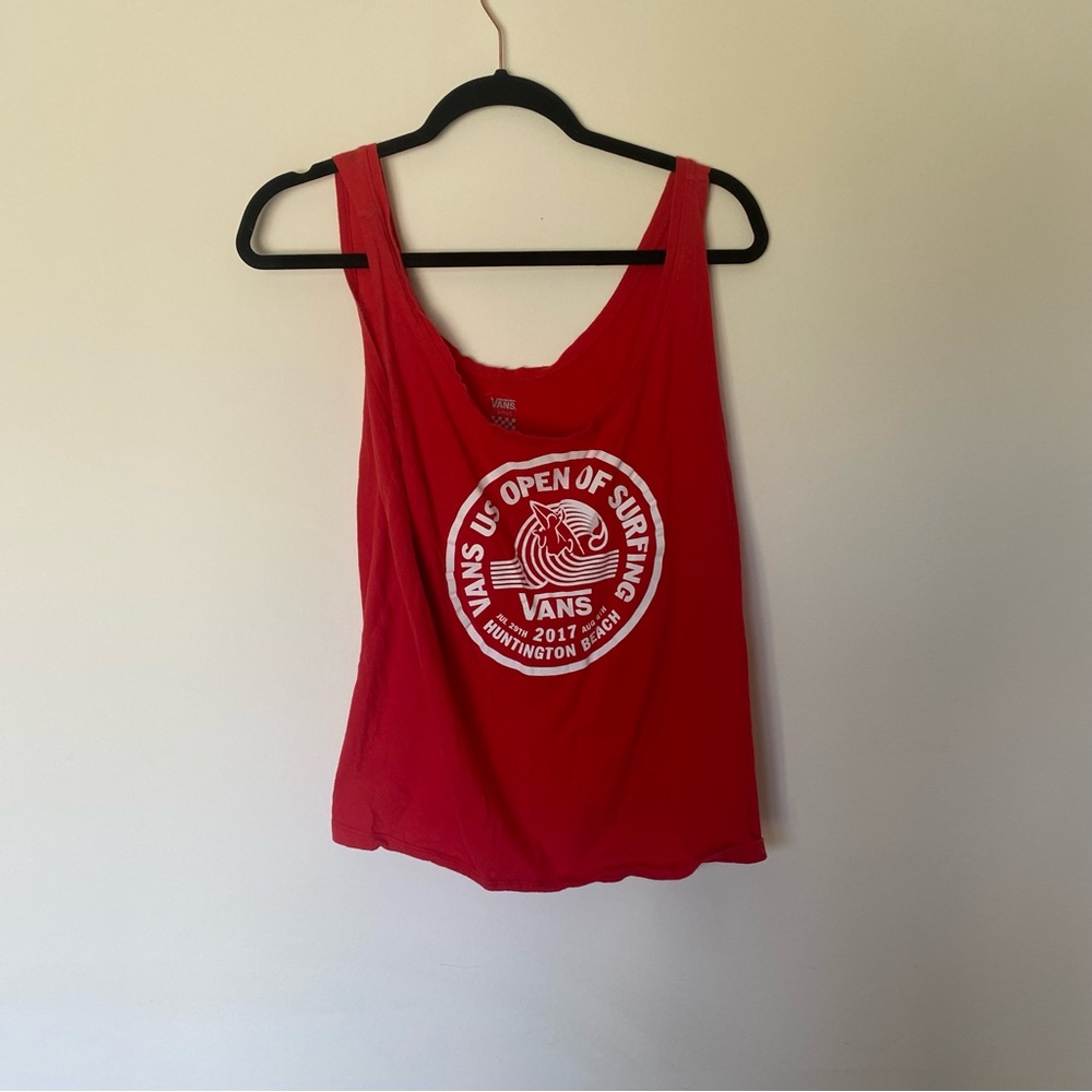 Vans WSL 2017 US Open Tank Top Red